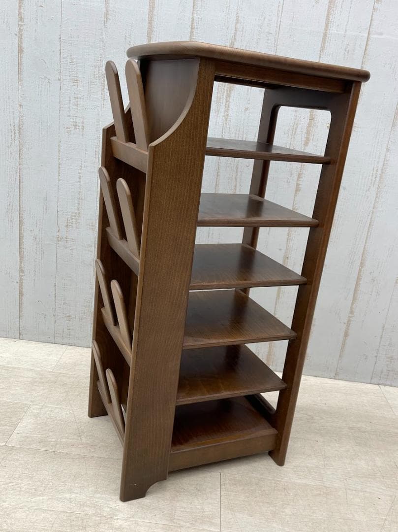 karimoku カリモク スリッパラック シューズラック 6段 花台 玄関収納