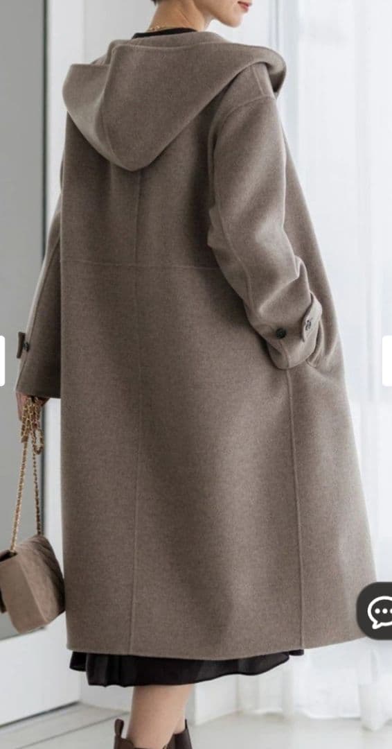 23区 MANTECOPureリバー フード ロングコート