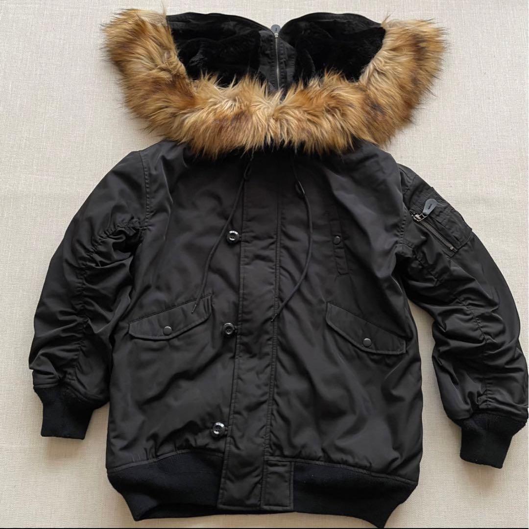 ファー付きMA-1 n2bジャケットMoussy