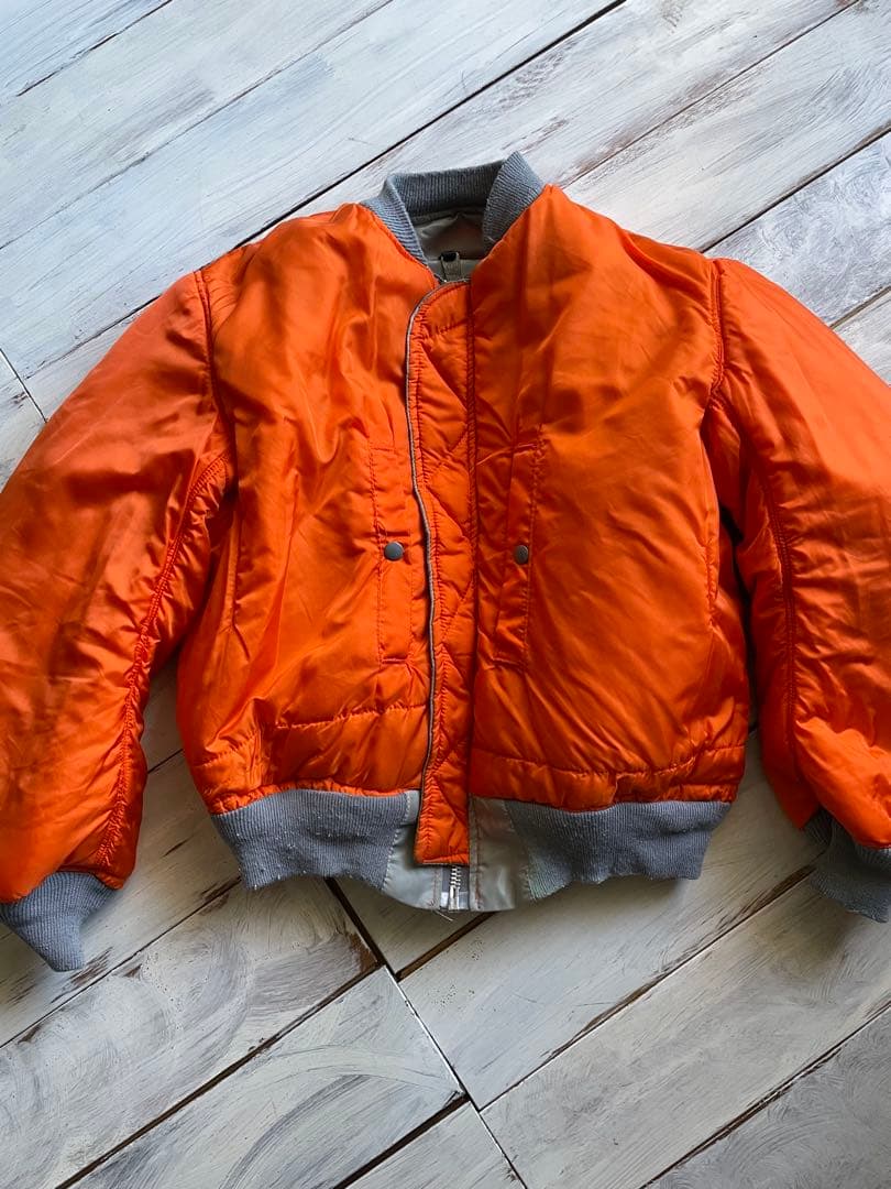 tt80s〜90s MA-1 フライトジャケット IDEALジップ