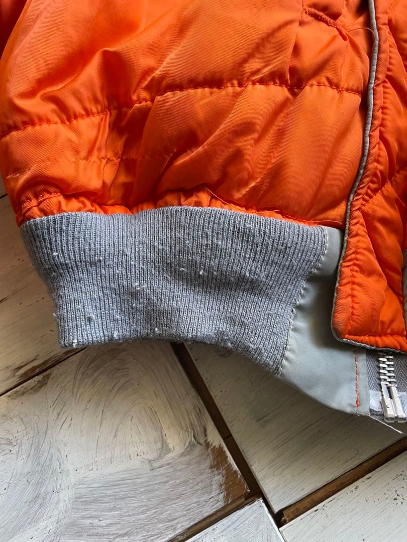 tt80s〜90s MA-1 フライトジャケット IDEALジップ