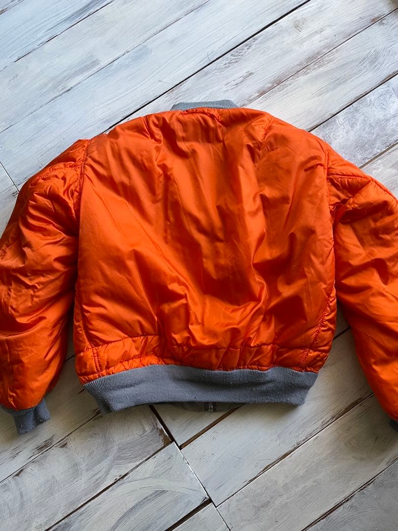 tt80s〜90s MA-1 フライトジャケット IDEALジップ