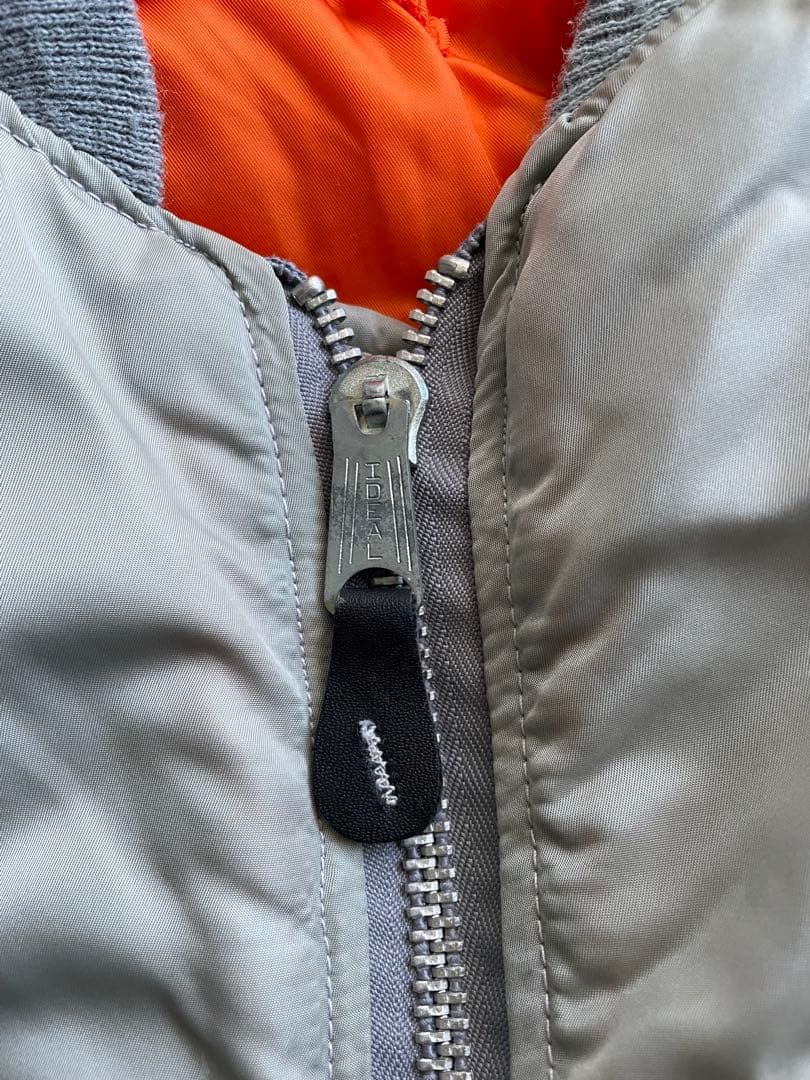 tt80s〜90s MA-1 フライトジャケット IDEALジップ