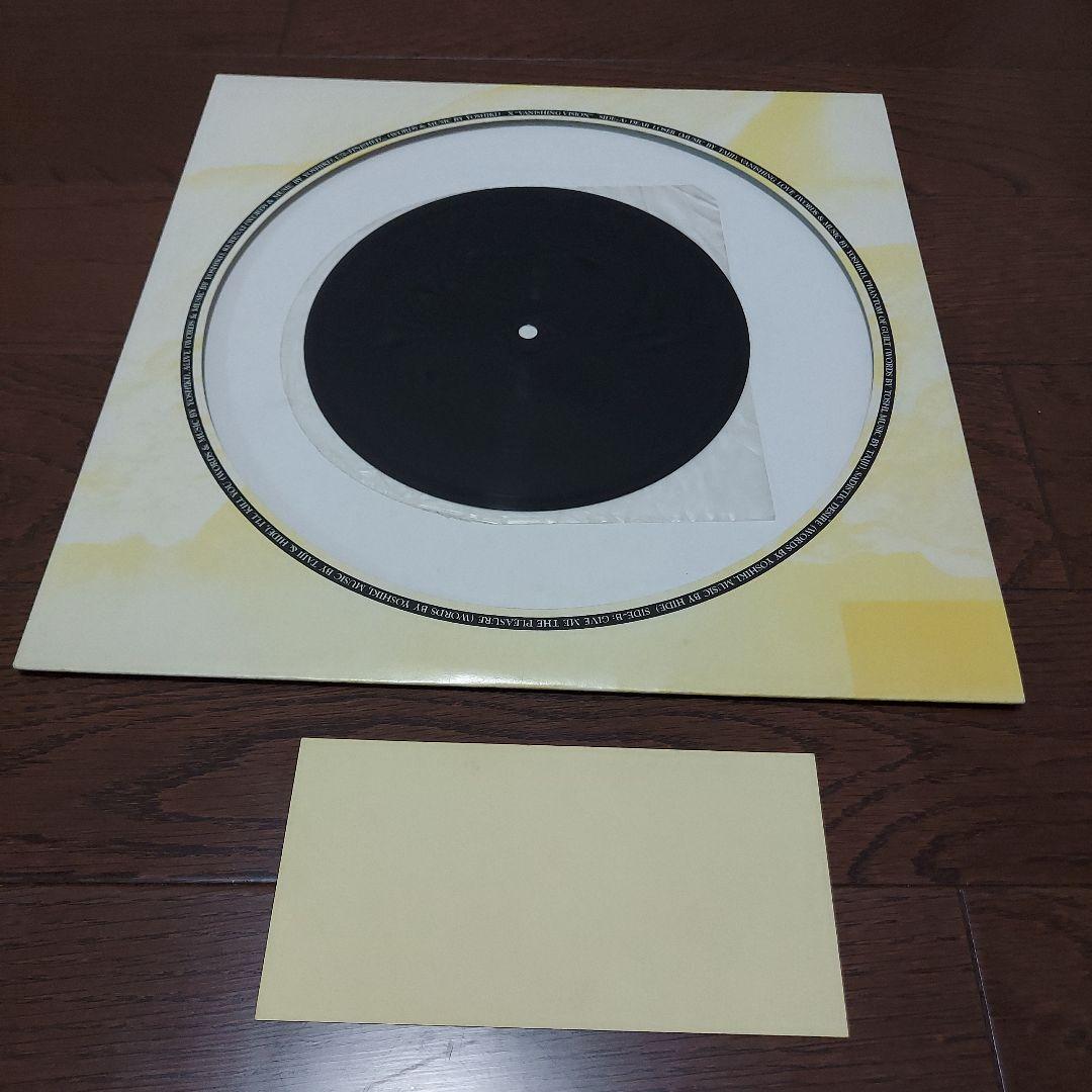 XJAPAN【VANISHING VISION 】非売品ステッカー・ソノシート付