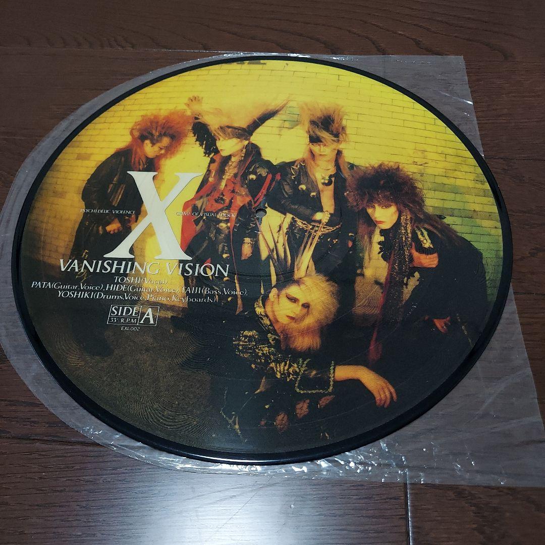 XJAPAN【VANISHING VISION 】非売品ステッカー・ソノシート付