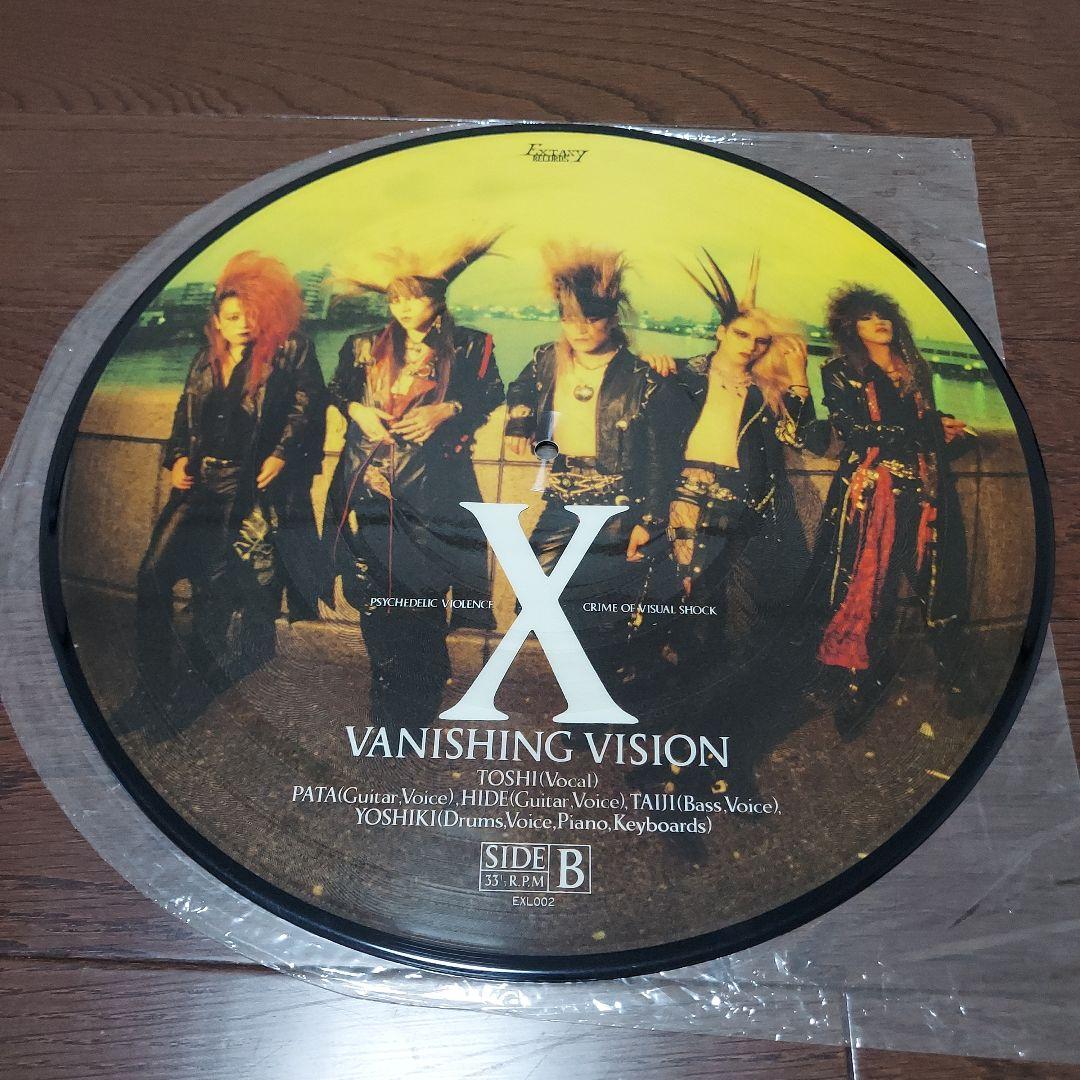 XJAPAN【VANISHING VISION 】非売品ステッカー・ソノシート付
