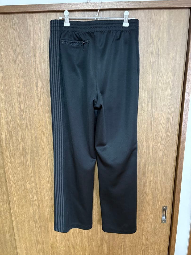 Needles ブラック ストライプパンツ XS