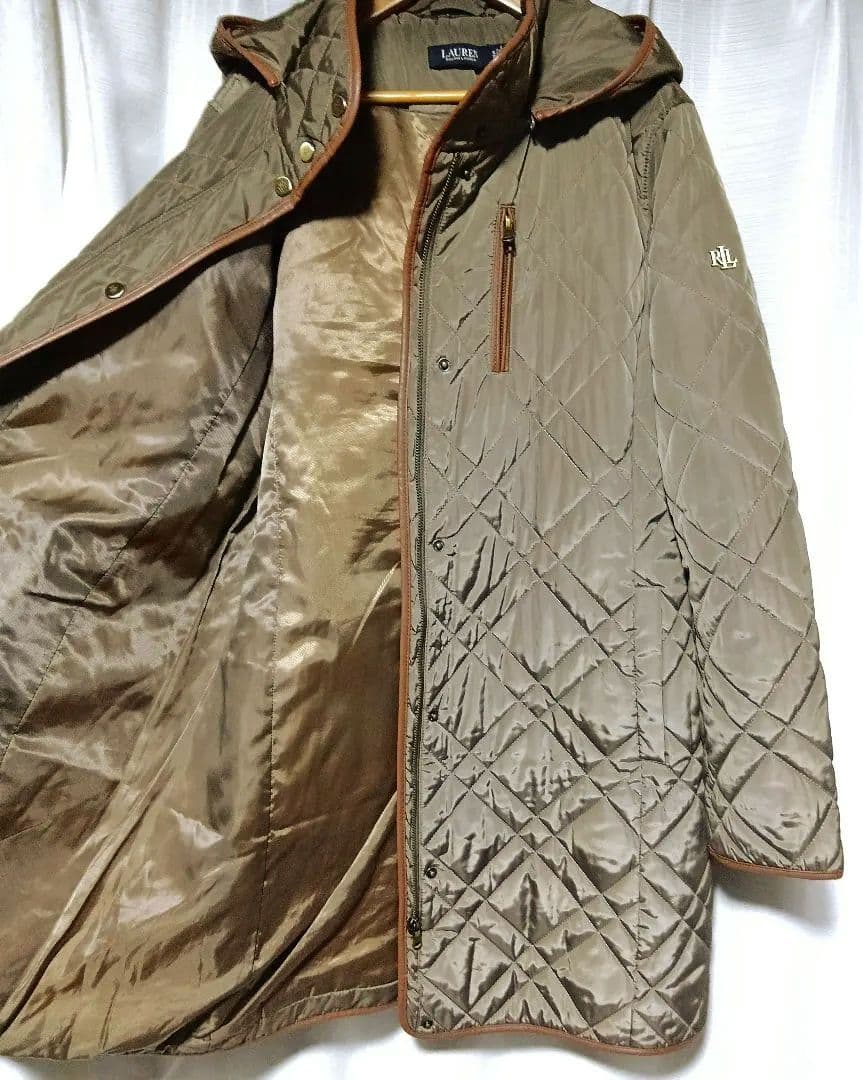 美品✳️LAUREN RALPH LAUREN ダイヤモンドキルテッドコート