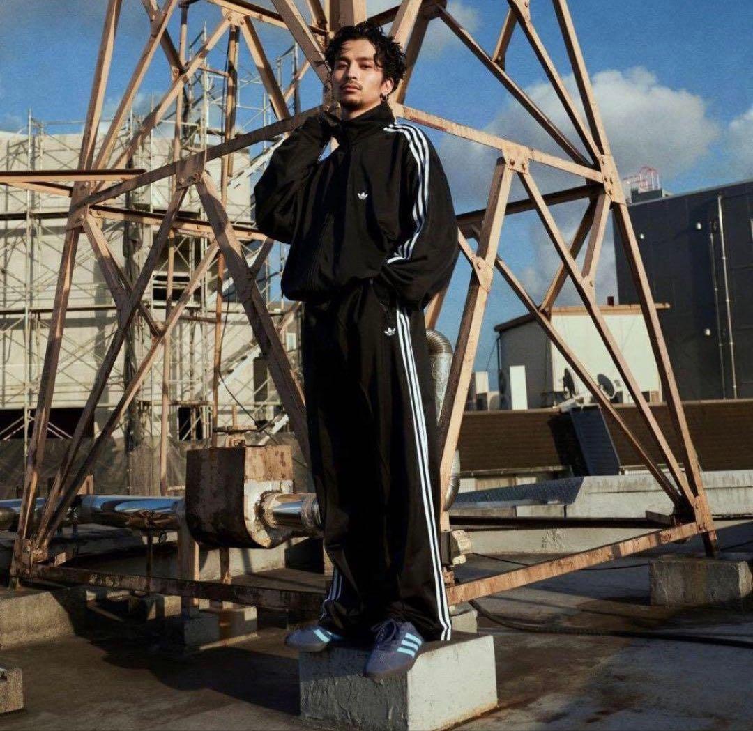 常田大希着用 adidasベッケンバウアー トラックパンツ Mサイズ ブラック