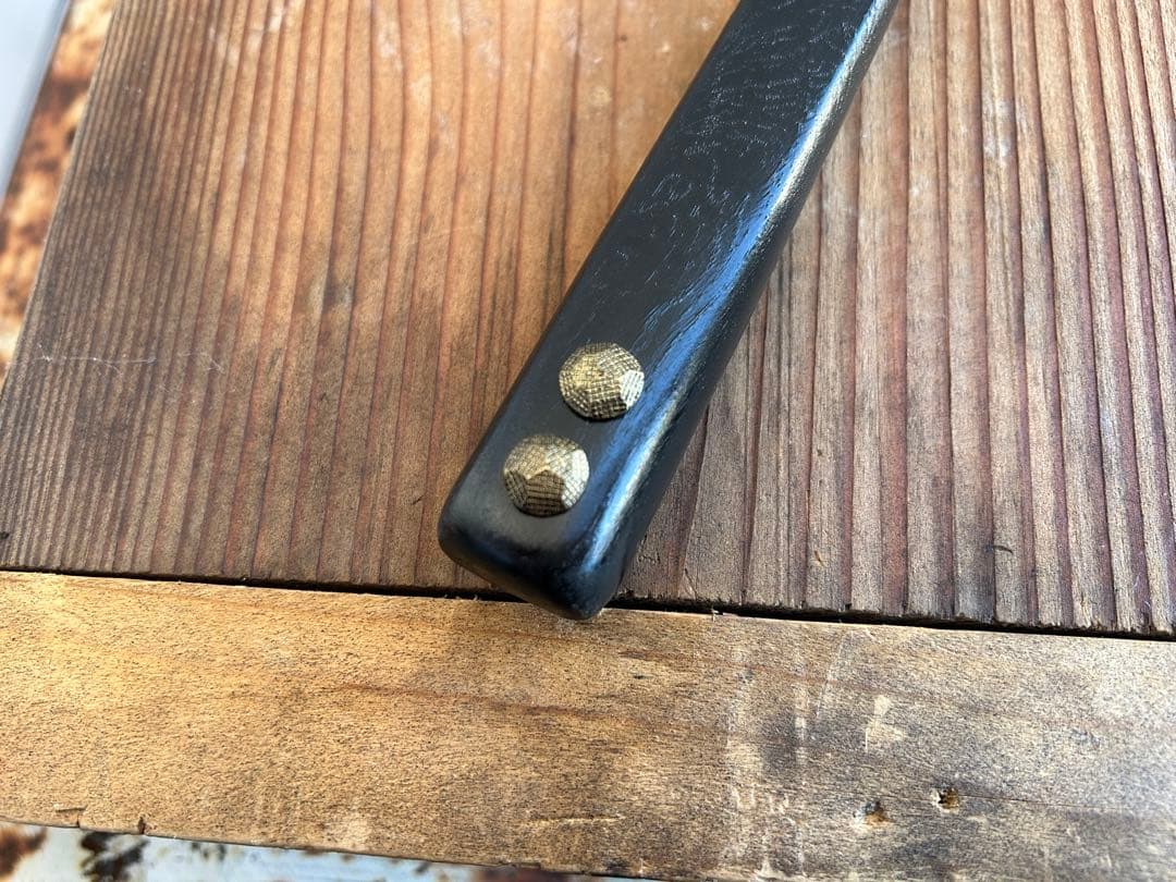 船手玄翁　黒仕上げ　亀鋲付き