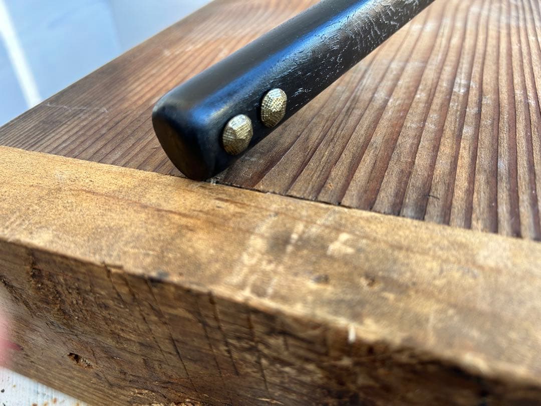 船手玄翁　黒仕上げ　亀鋲付き