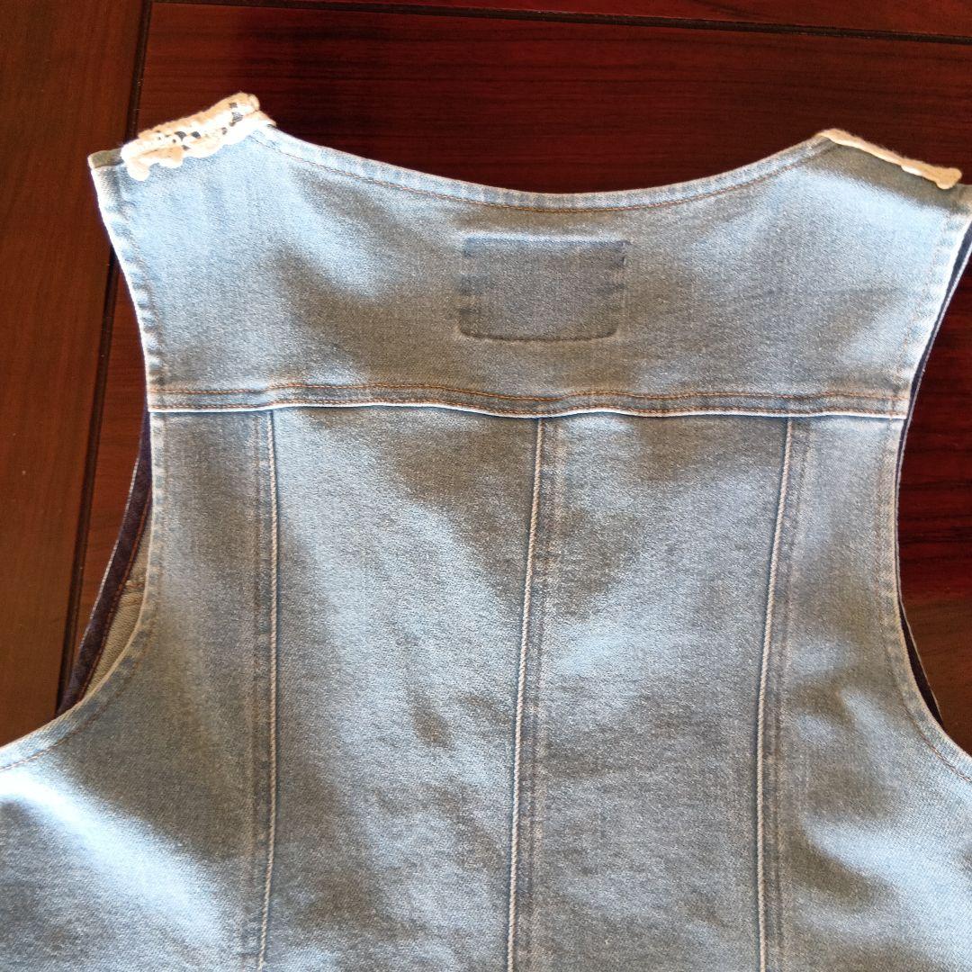 ☆ピンクハウス☆ デニムレース襟ベスト