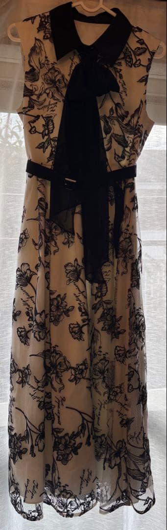 GRACE CONTINENTAL 花柄ノースリーブドレス 36