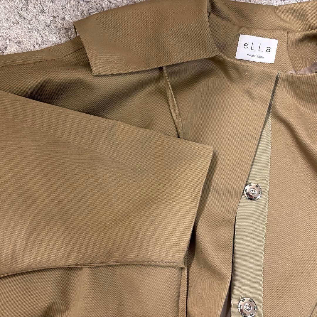 ともとも値下げ超美品 ベージュ トレンチコート ella エラ