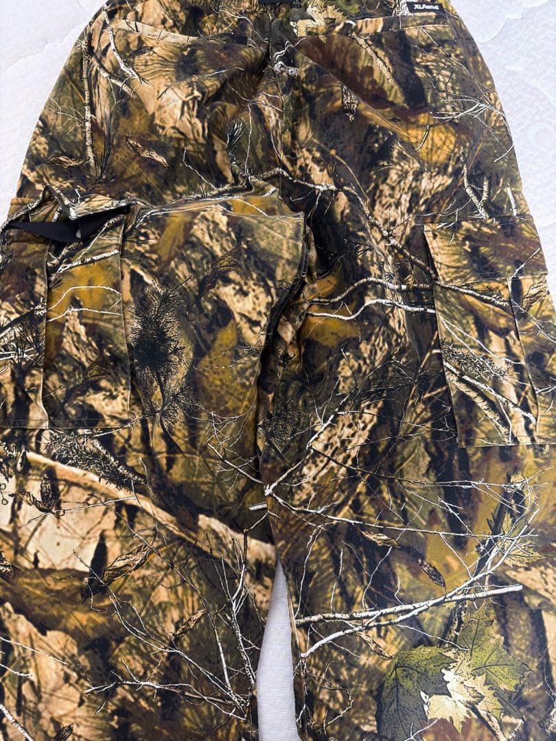 XLARGE 迷彩 カーゴパンツ リアルツリー柄 サイドポケット付き