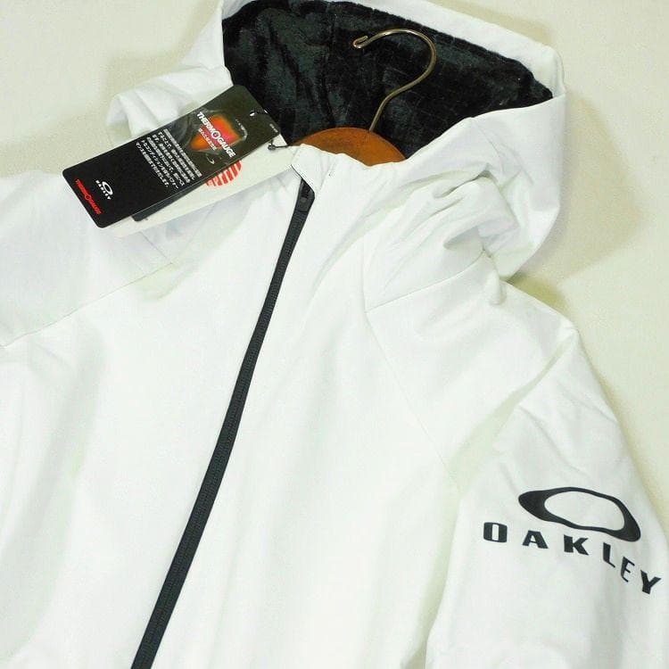 Yanagi 新品 オークリー フーディージップジャケット XL 白 撥水