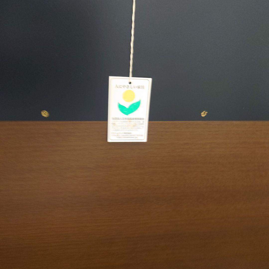 シングルベッドフレーム 収納付き ブラウン