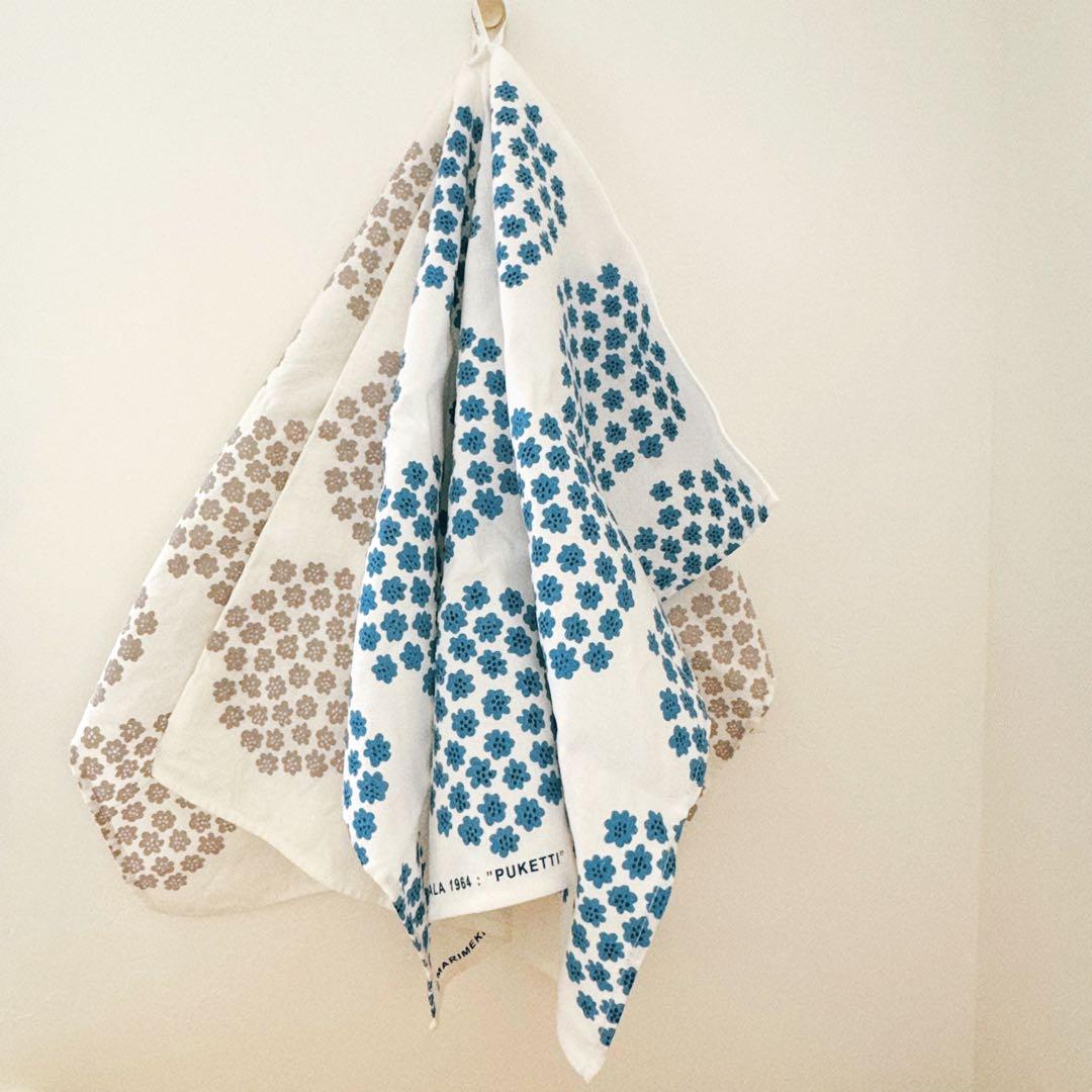 【レア】マリメッコ プケッティティータオル puketti ［2枚セット］