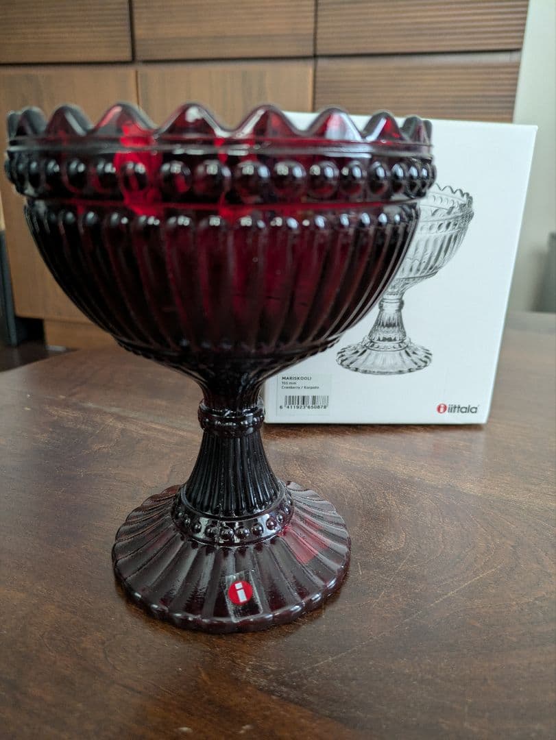 【SALE】【希少】イッタラ マリメッコ マリボウル ラージ クランベリー