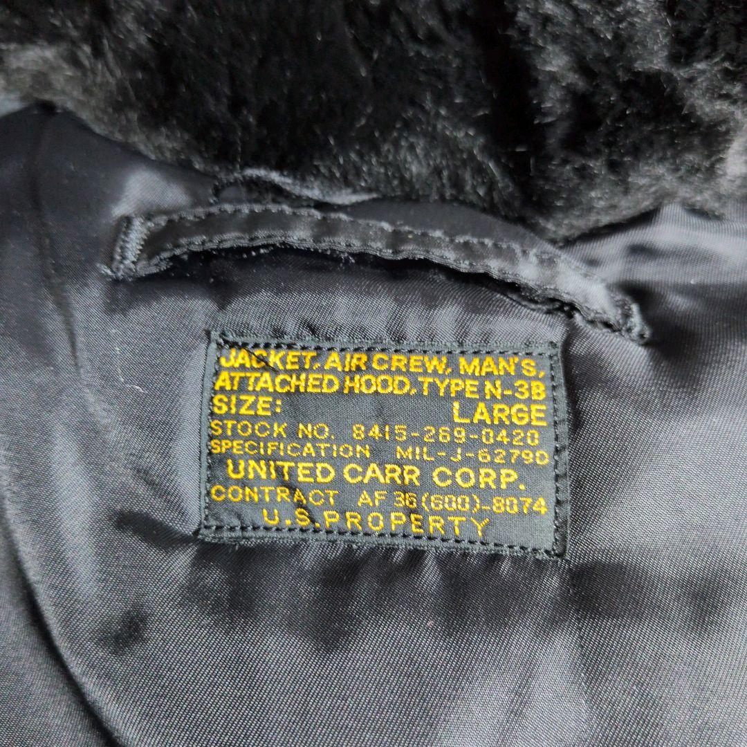 BUZZ RICKSON’S × UNITED CARR N-3B ブラック L