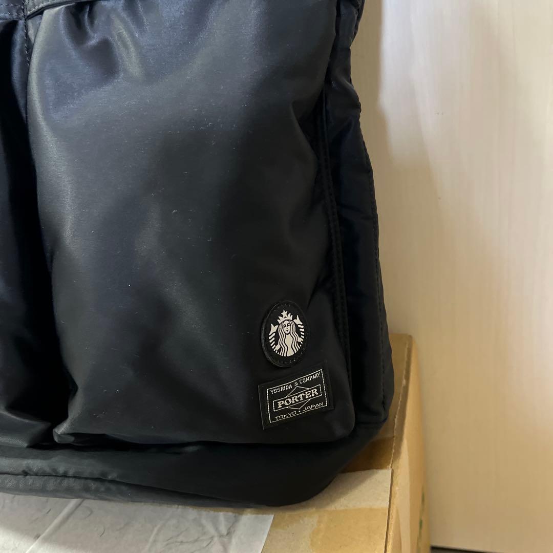 限定値下げ PORTER ブラック トートバッグ スターバックス