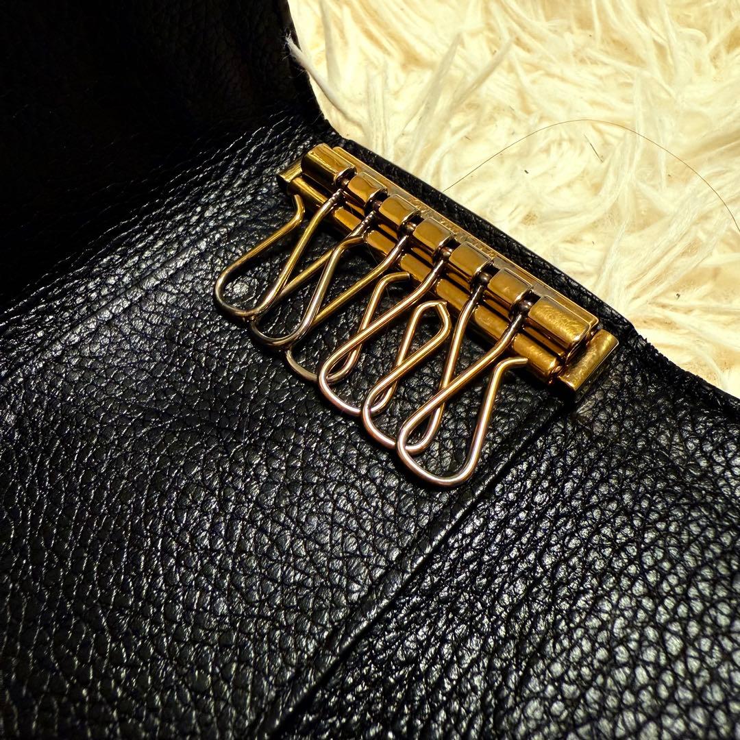 【たか】ルイヴィトン 6連 キーケース モノグラム アンプラント 黒