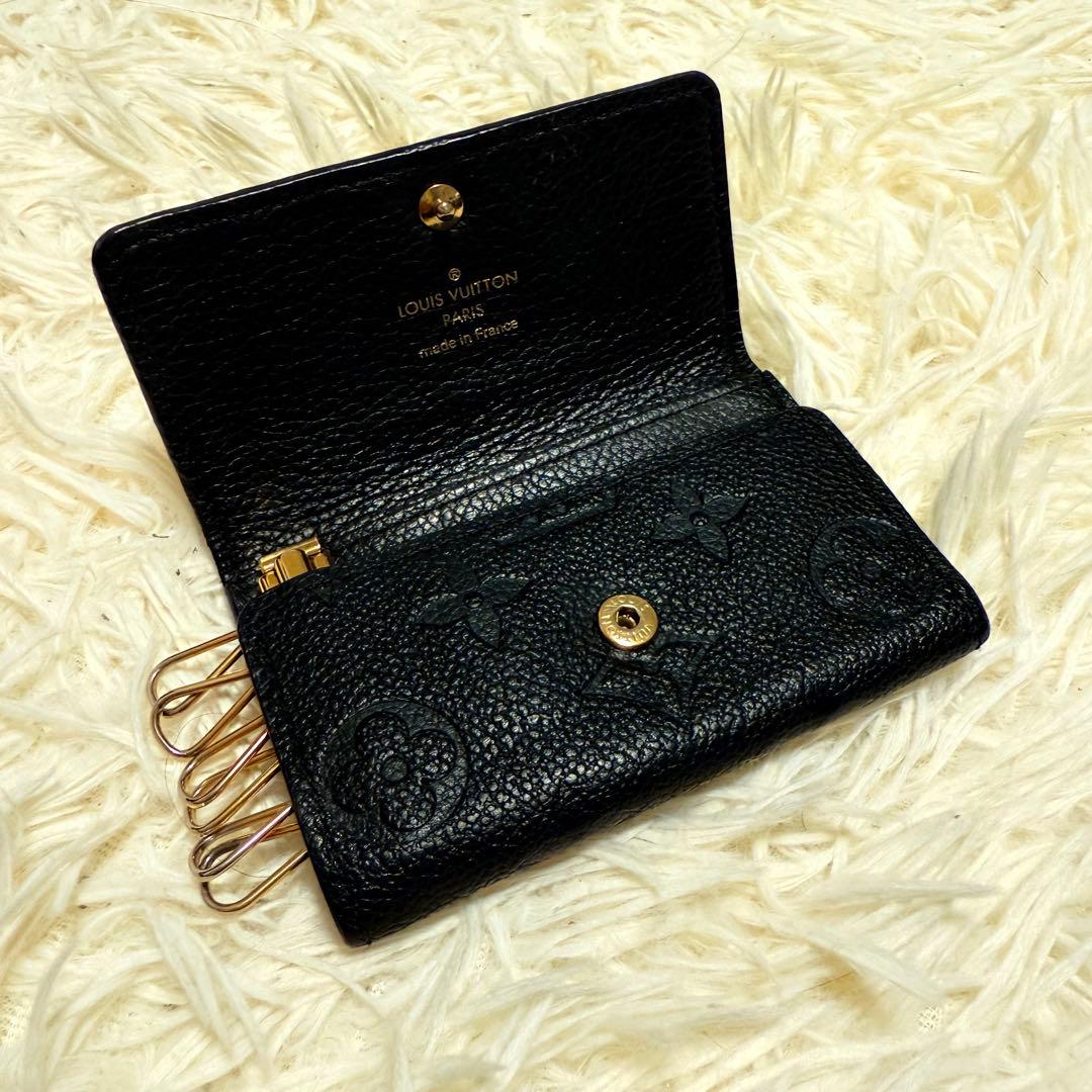 【たか】ルイヴィトン 6連 キーケース モノグラム アンプラント 黒