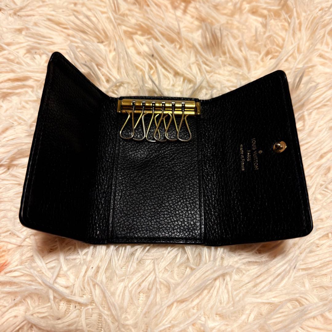 【たか】ルイヴィトン 6連 キーケース モノグラム アンプラント 黒