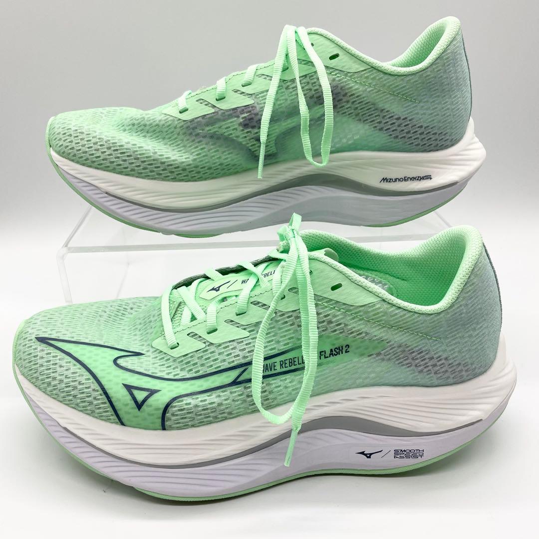 【極美品】Mizuno ミズノ ウェーブリベリオンフラッシュ2 26.5cm