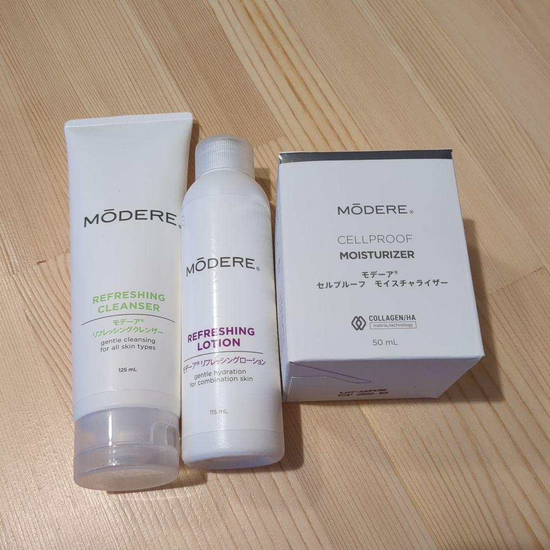 MÖDERE 洗顔・化粧水・保湿クリームセット