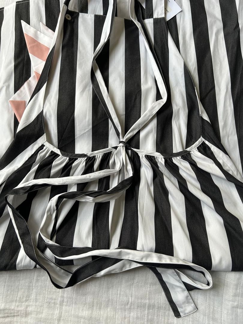 wolf&rita レディース Mストライプ ワンピース 黒白 ワンピ