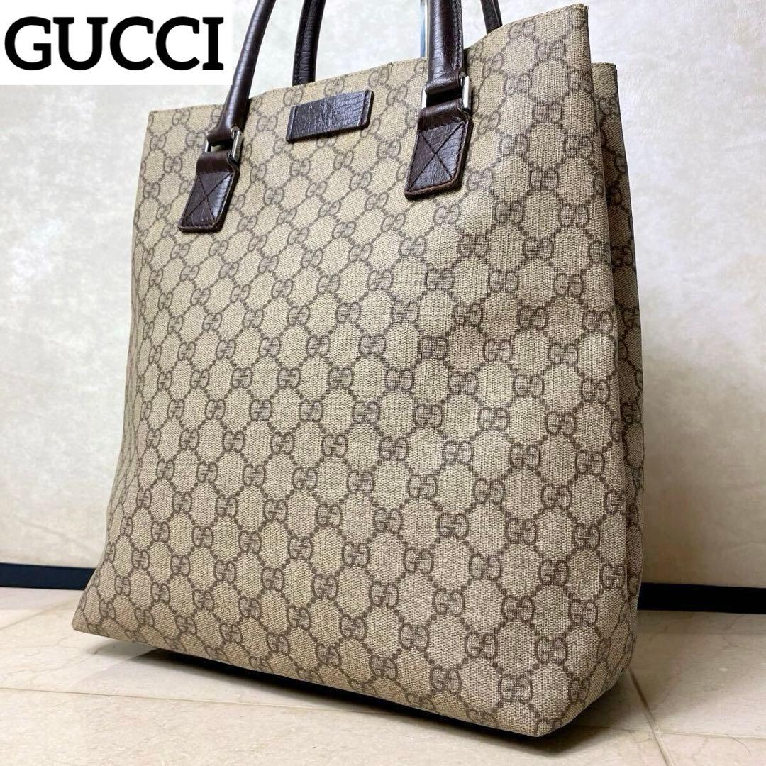 極美品　正規品GUCCI グッチ GG キャンバスPVCトートバッグ 大人気