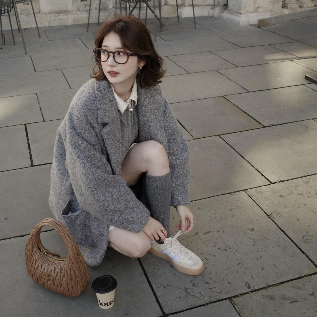 即日発送 新品 Eaphi SOFT WOOL TAILOR COAT gray