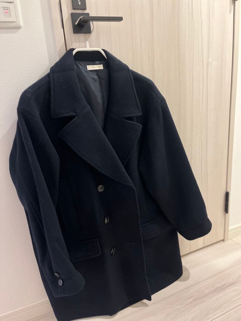 ラウンジドレス　Pコート ネイビー