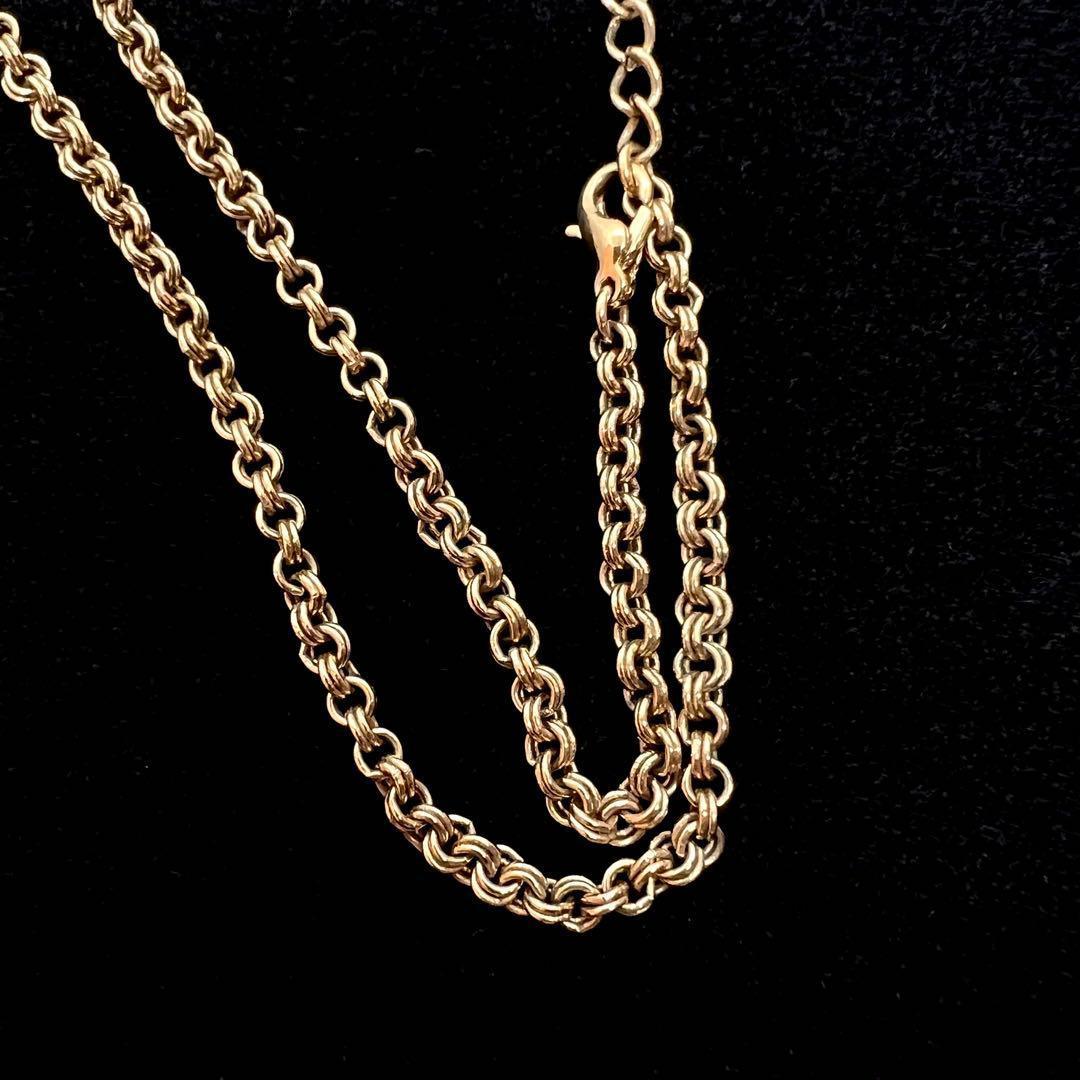 美品✨クリスチャン ディオール ネックレス ゴールド ラインストーン CDロゴ