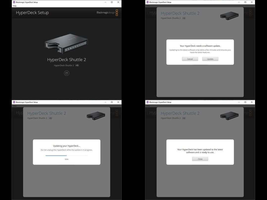 Blackmagic HyperDeck Shuttle 2 元箱・付属品あり！