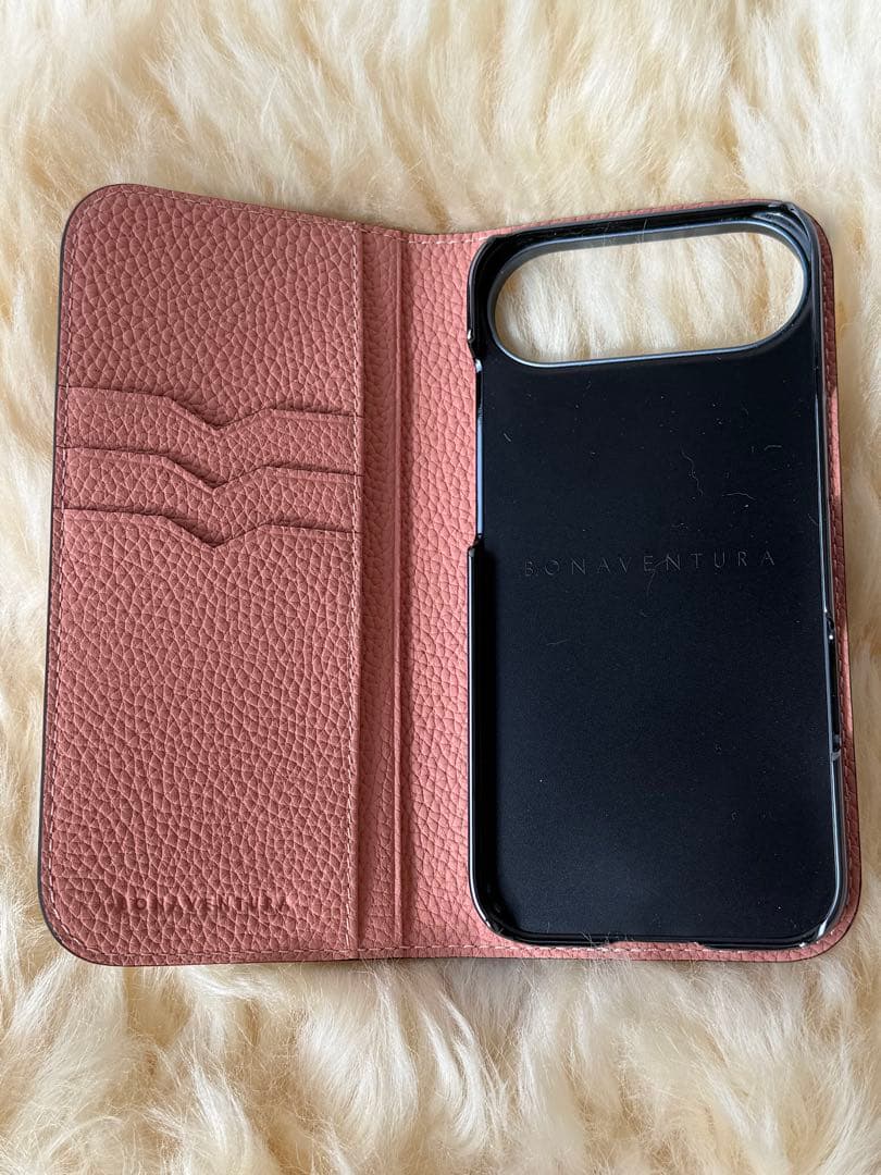 ボナベンチュラ iPhone Air バックカバーケース シュリンクレザー