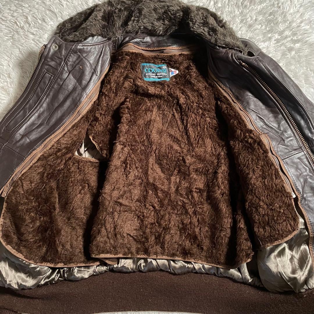 米国製 ヴィンテージ 70s クーパー A-2 G-1 ライナー付き