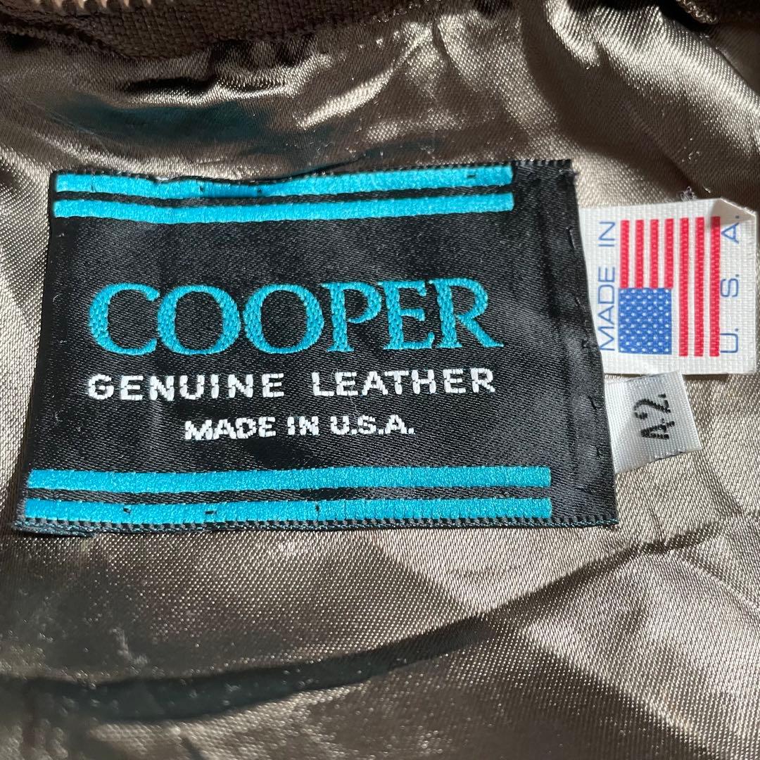 米国製 ヴィンテージ 70s クーパー A-2 G-1 ライナー付き