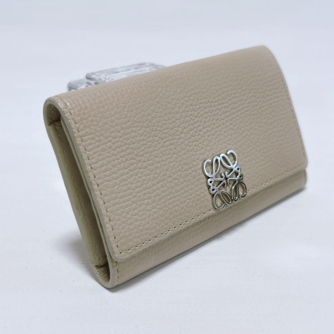 【正規品♡現行♡ロエベ】アナグラム　キーケース　6連　ライトゴースト　付属品完備