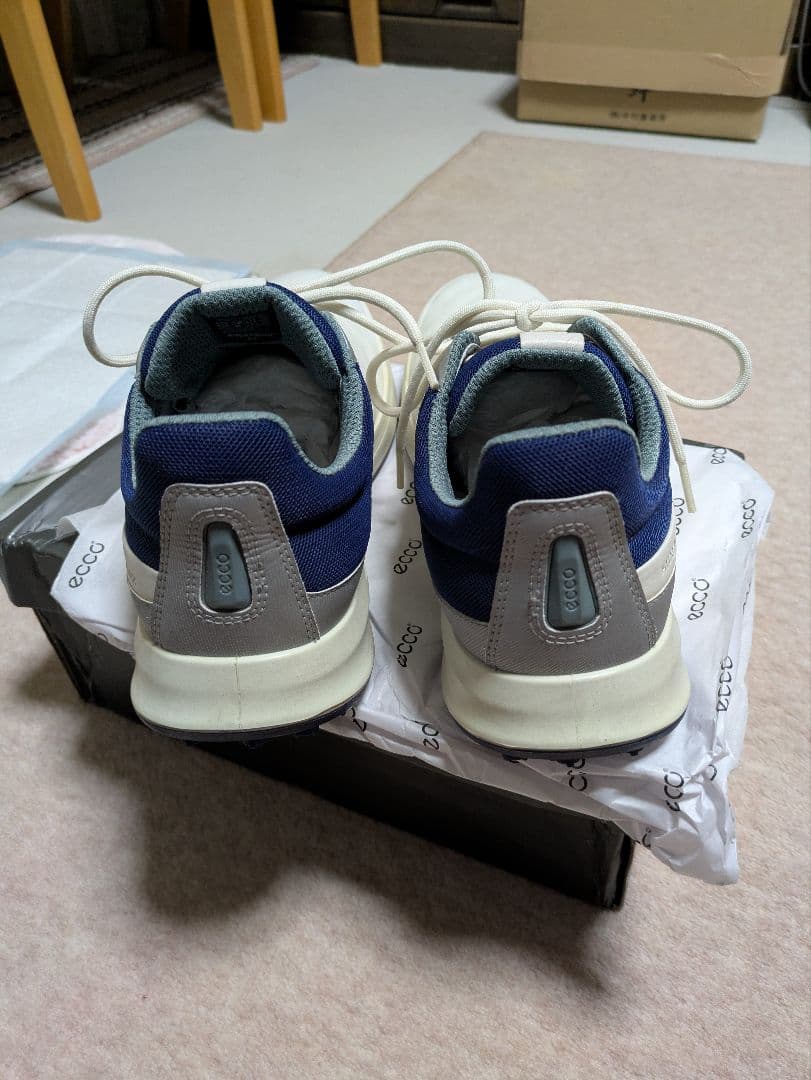 ECCO CORE レザーゴルフシューズ スパイクレス EU42