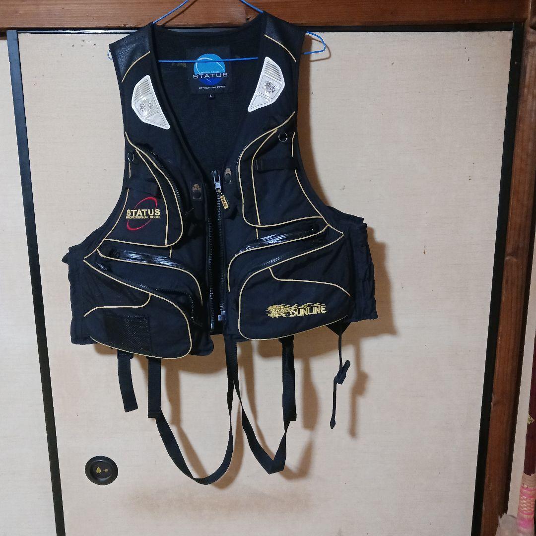サンライン　ステータス フィッシングベスト　Lsize