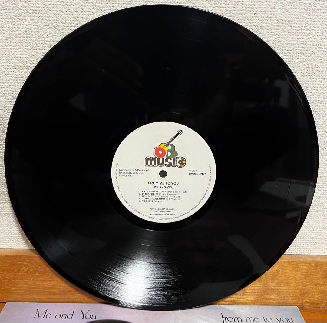 me and you ‎/ from me to you レコード ラヴァーズ