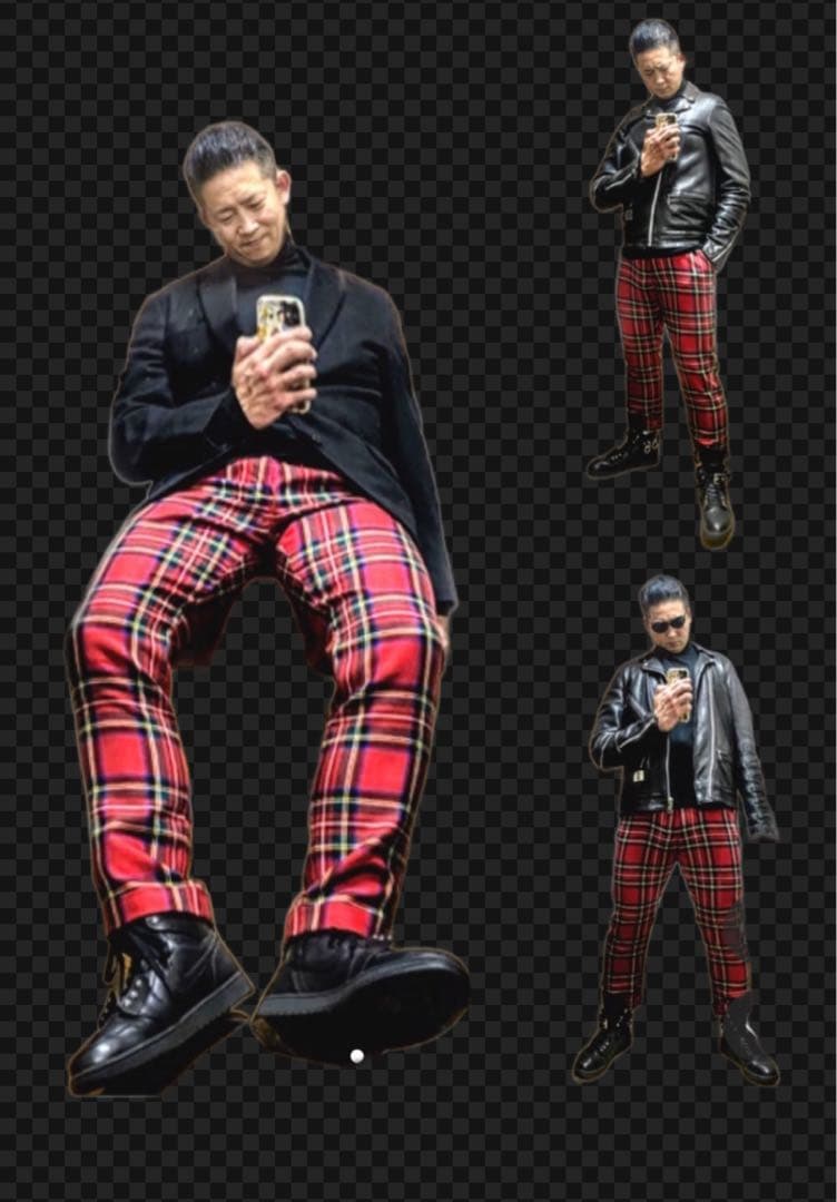 ★極上‼️神サイズ★チェック ワーク 32  STEWART 17AW