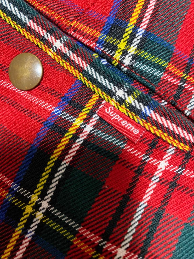 ★極上‼️神サイズ★チェック ワーク 32  STEWART 17AW