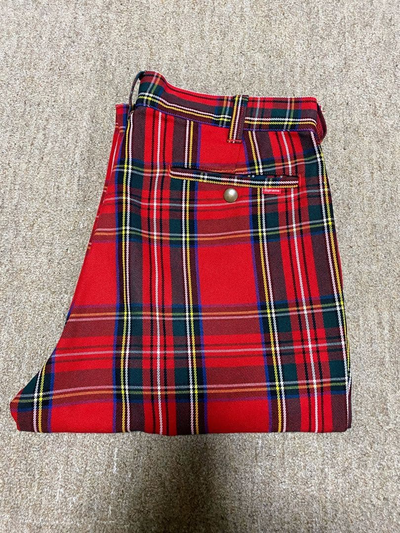 ★極上‼️神サイズ★チェック ワーク 32  STEWART 17AW