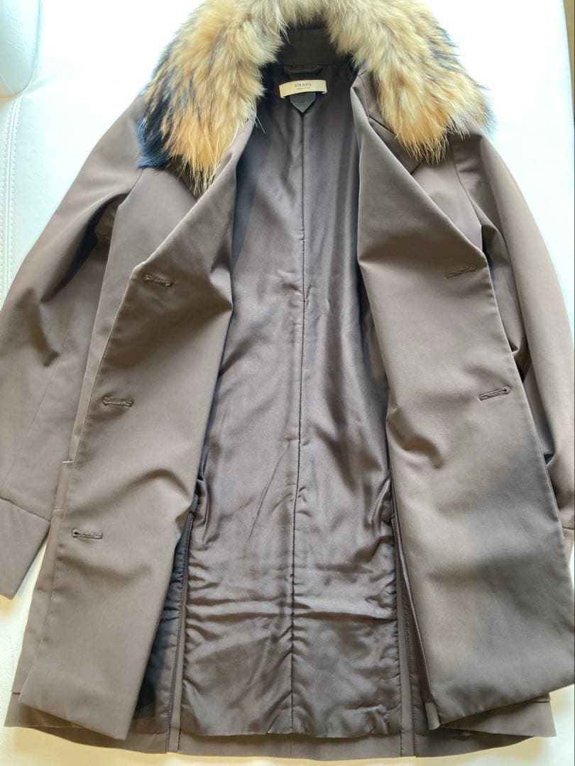 PRADA プラダ ファー付きジャケット サイズ40