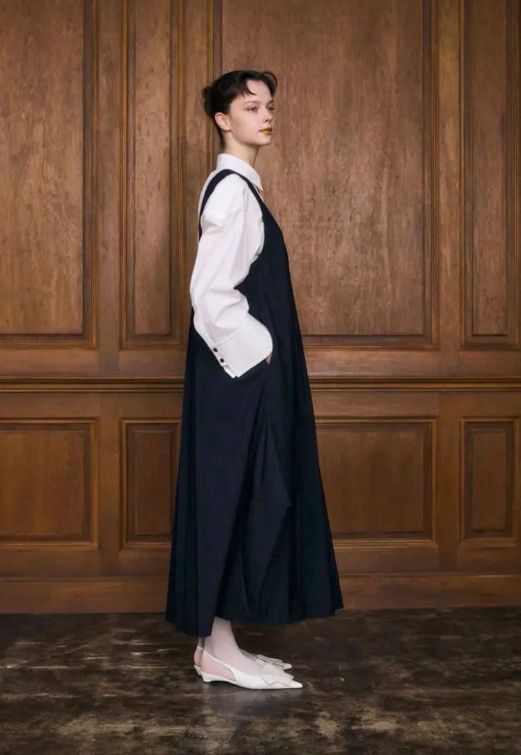 今期エンフォルド最新作★ 新品未使用TUCK JUMPER-SKIRT匿名発送