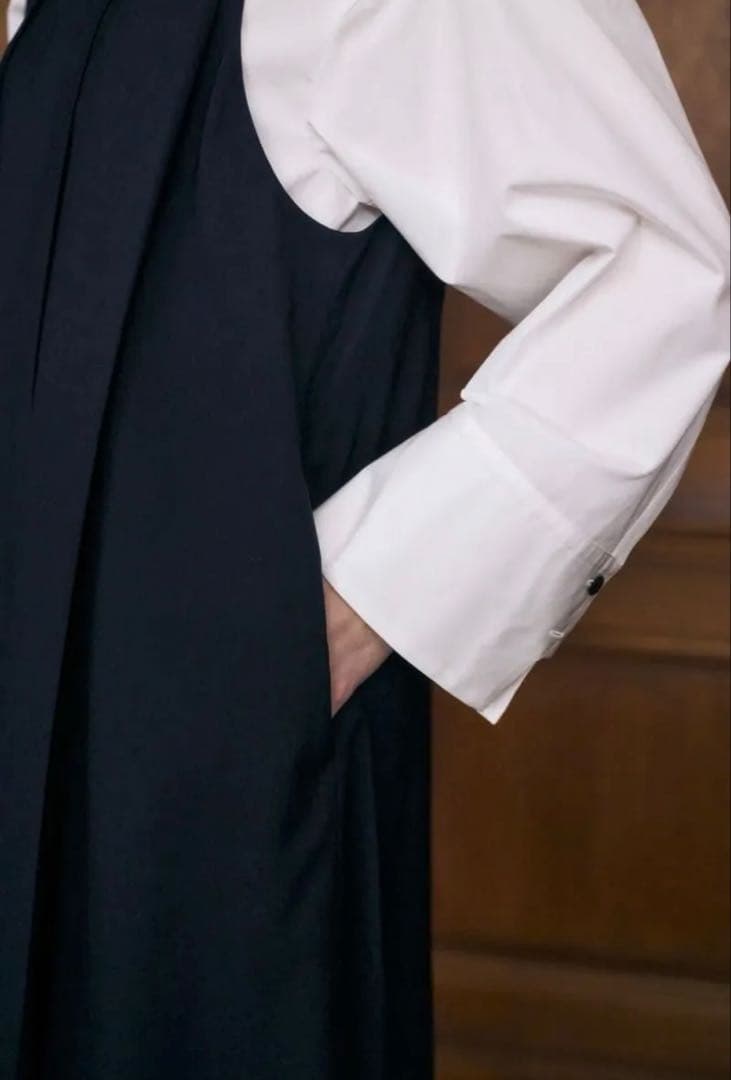 今期エンフォルド最新作★ 新品未使用TUCK JUMPER-SKIRT匿名発送