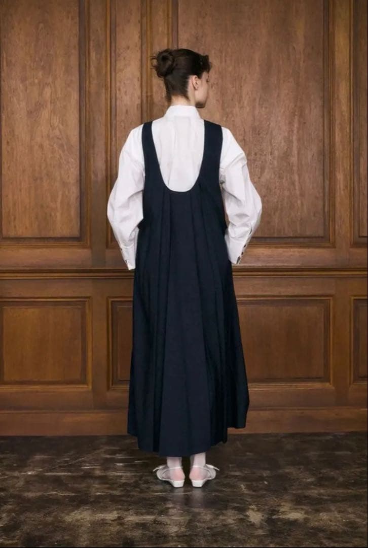 今期エンフォルド最新作★ 新品未使用TUCK JUMPER-SKIRT匿名発送